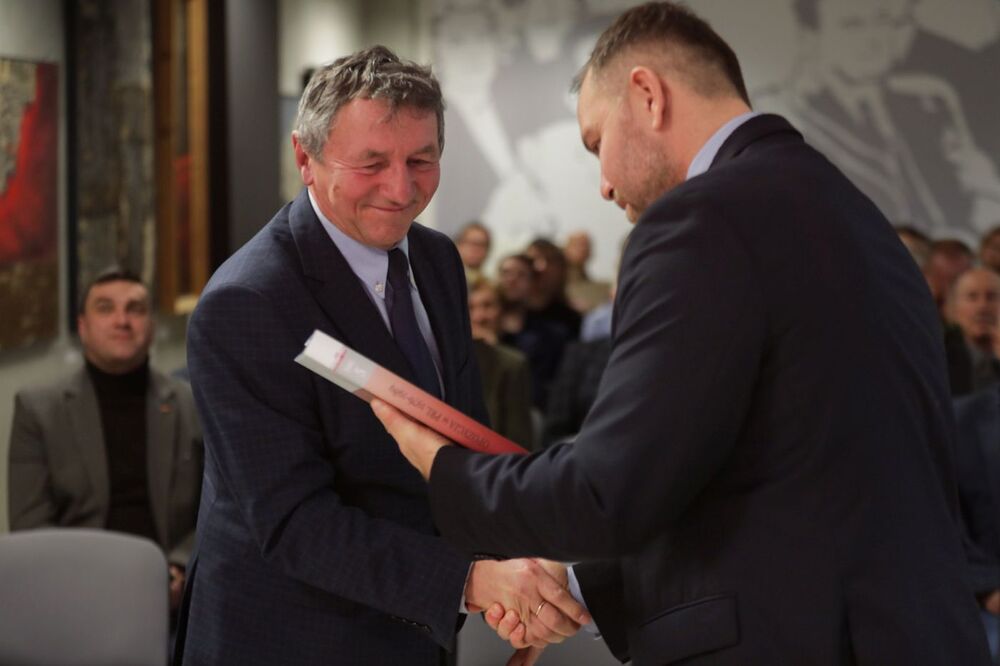 Prezentacja 5 tomu „Encyklopedii Solidarności” w Katowicach – 18 stycznia 2024. Fot. Mikołaj Bujak (IPN)