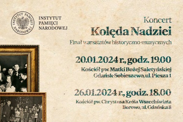 Koncerty „Kolęda nadziei” na koniec warsztatów historyczno-muzycznych dla dzieci