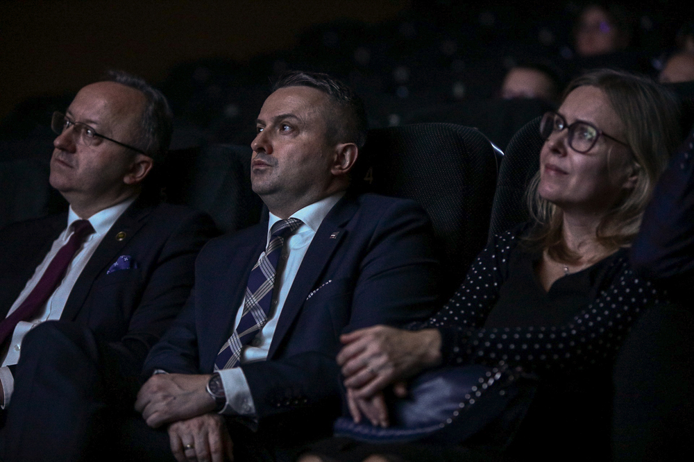 Projekcja filmu dokumentalnego „Pamiętajmy o KL Plaszow” – Warszawa, 24 stycznia 2024. Fot. Sławek Kasper (IPN)