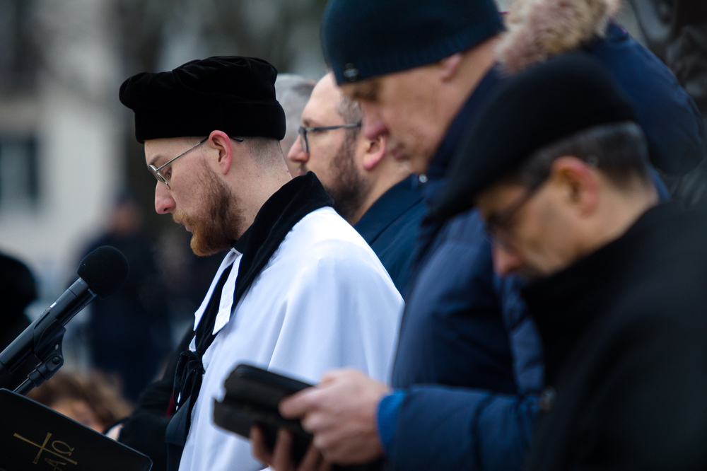 Międzynarodowy Dzień Pamięci o Ofiarach Holokaustu – Warszawa, 26 stycznia 2024 r. Fot. Sławek Kasper (IPN)