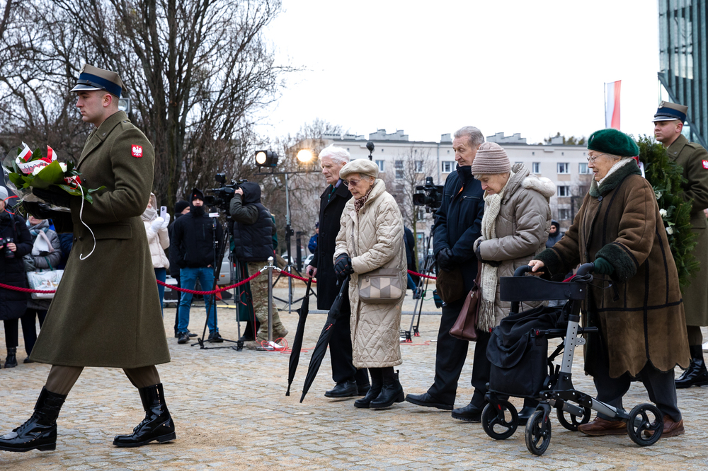 Międzynarodowy Dzień Pamięci o Ofiarach Holokaustu – Warszawa, 26 stycznia 2024 r. Fot. Sławek Kasper (IPN)