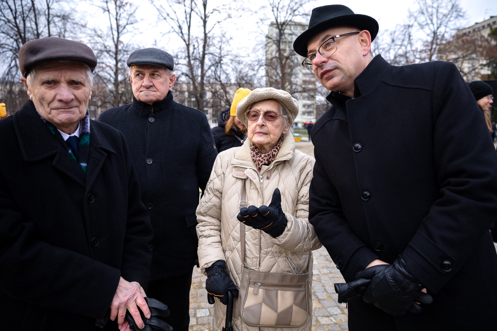 Międzynarodowy Dzień Pamięci o Ofiarach Holokaustu – Warszawa, 26 stycznia 2024 r. Na zdj. zastępca prezesa IPN dr Mateusz Szpytma. Fot. Sławek Kasper (IPN)