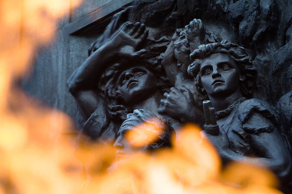 Międzynarodowy Dzień Pamięci o Ofiarach Holokaustu – Warszawa, 26 stycznia 2024 r. Fot. Sławek Kasper (IPN)