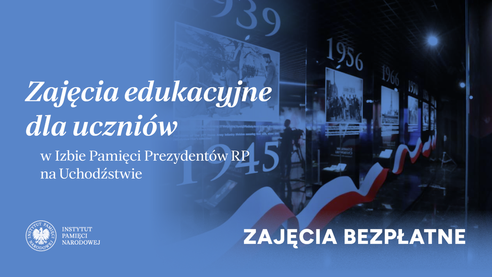 Zajęcia edukacyjne dla uczniów w Izbie Pamięci Prezydentów RP na Uchodźstwie przy Mauzoleum w Świątyni Opatrzności Bożej w Warszawie