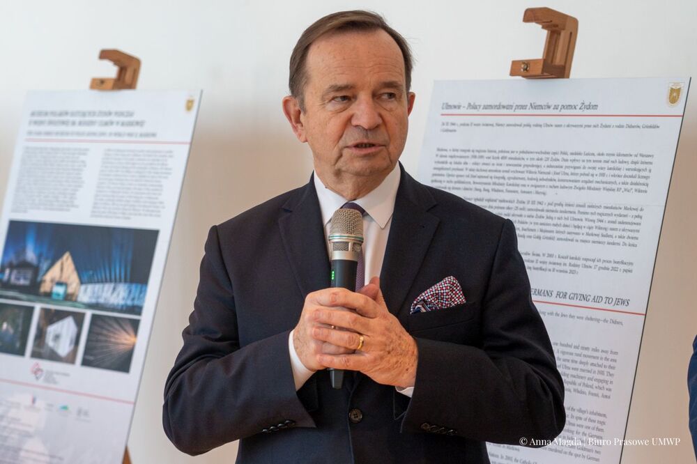 Prezentacja wystawy „Samarytanie z Markowej” w Brukseli – 30 stycznia 2024. Fot. Anna Magda