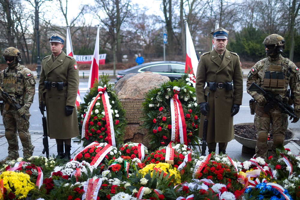 80. rocznica akcji bojowej „Kutschera” – Warszawa, 1 lutego 2024 r. Fot. Sławek Kasper (IPN)