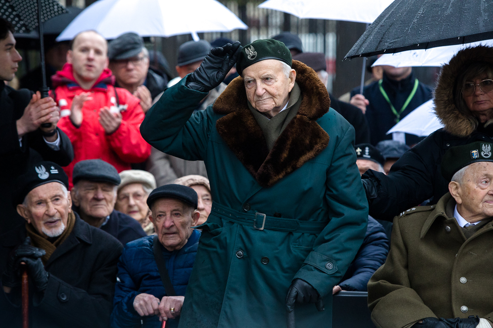 80. rocznica akcji bojowej „Kutschera” – Warszawa, 1 lutego 2024 r. Fot. Sławek Kasper (IPN)