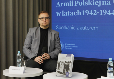Spotkanie z cyklu „Książki pełne historii” – Warszawa, 31 stycznia 2024 r. Fot. Piotr Życieński (IPN)