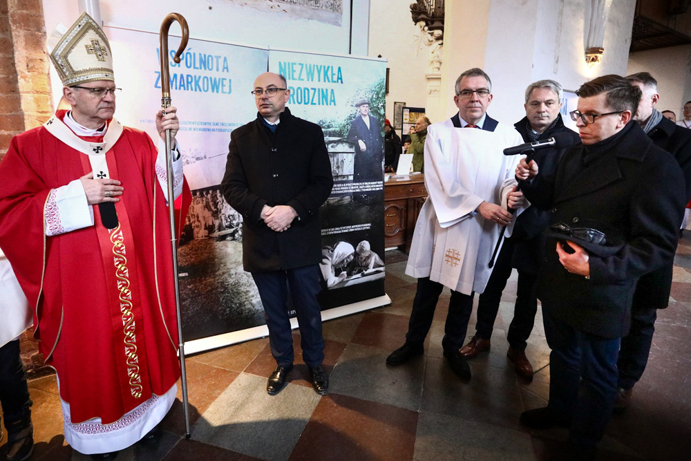 Otwarcie wystawy „Błogosławieni Ulmowie z Markowej” w Gdańsku – 4 lutego 2024. Fot. Sławek Kasper (IPN)