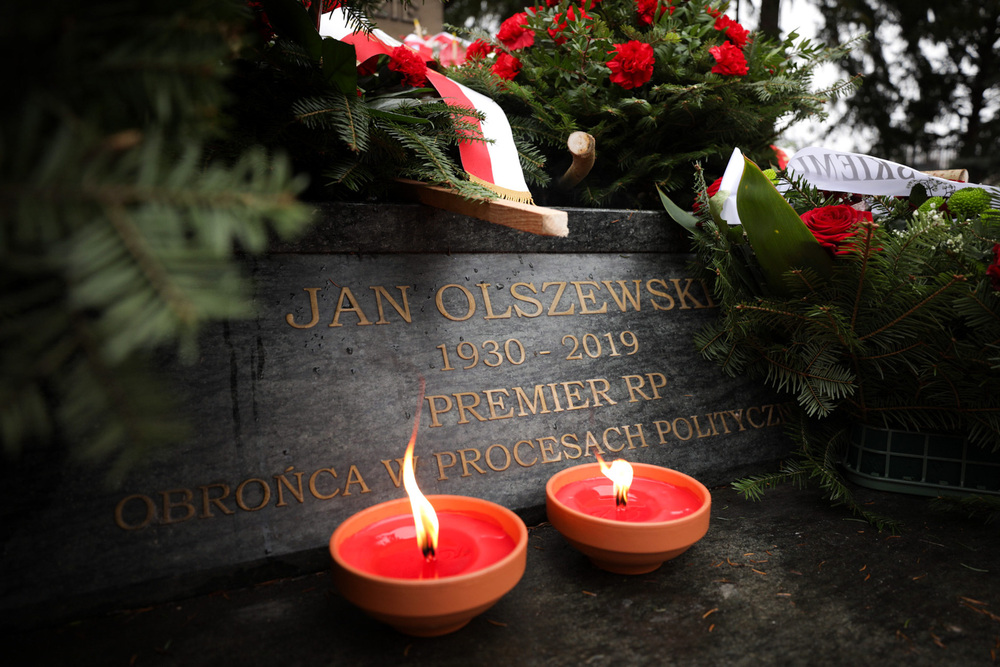 Piąta rocznica śmierci Jana Olszewskiego – Warszawa, 7 lutego 2024. Fot. Mikołaj Bujak (IPN)