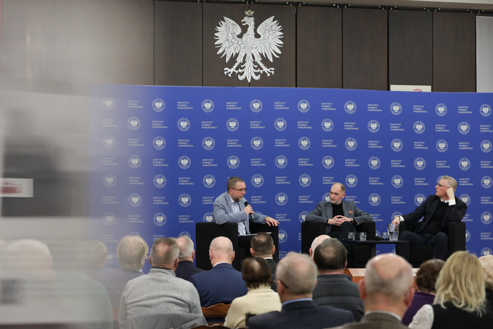 Dyskusja „Wokół postaci śp. Prezydenta Lecha Kaczyńskiego – Gdańsk, 12 lutego 2024. Fot. Mikołaj Bujak (IPN)