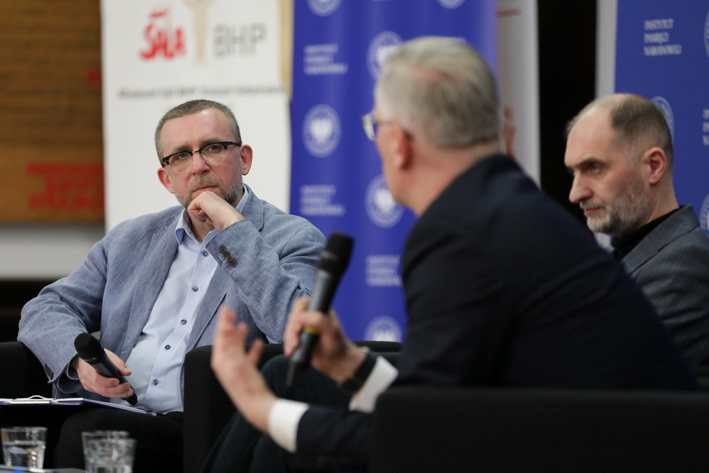 Dyskusja „Wokół postaci śp. Prezydenta Lecha Kaczyńskiego – Gdańsk, 12 lutego 2024. Fot. Mikołaj Bujak (IPN)