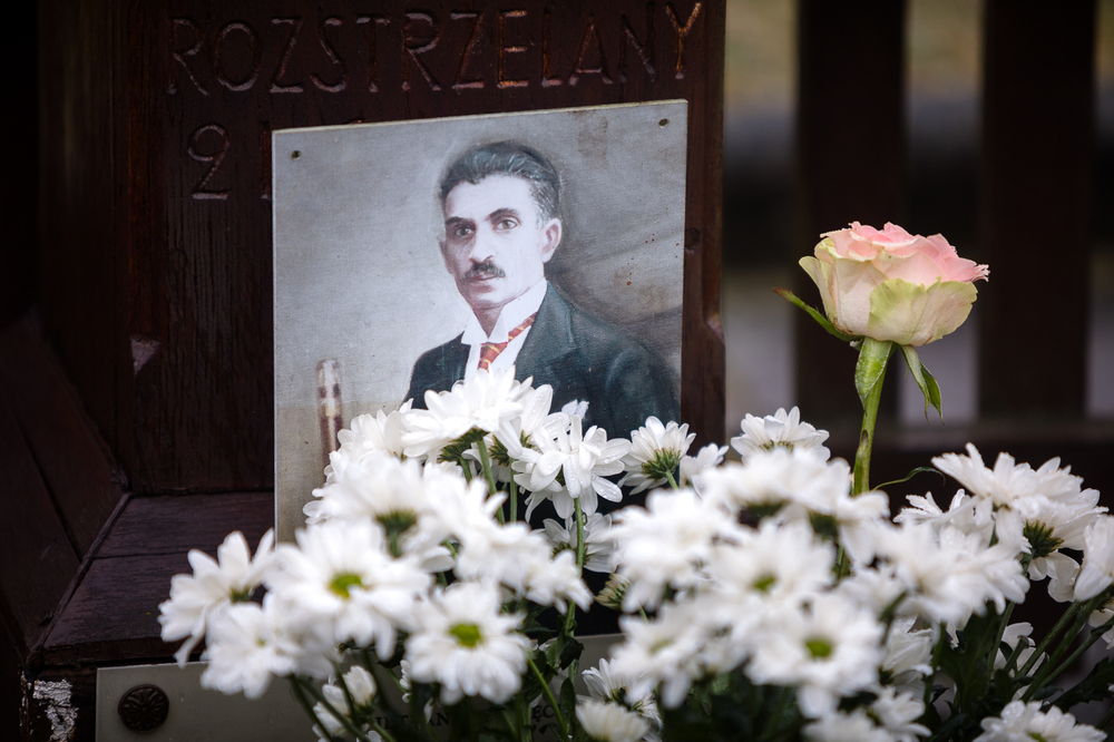 Upamiętniliśmy Macieja Rataja, marszałka Sejmu II RP – Palmiry, 19 lutego 2024 r. Fot. Sławek Kasper (IPN)