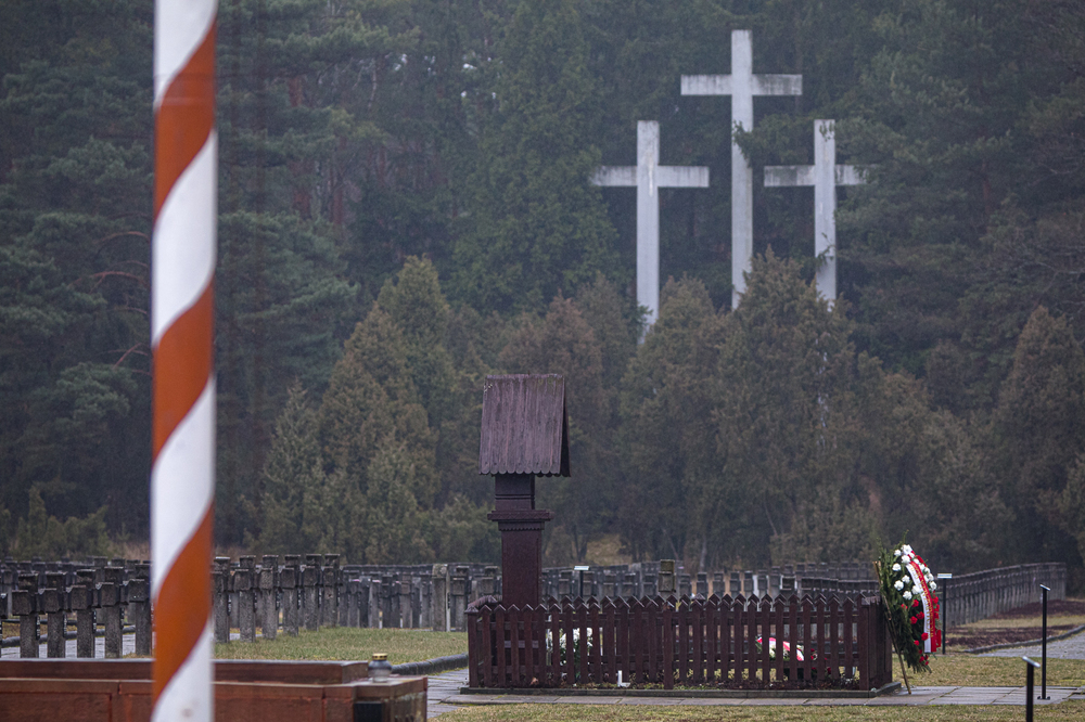 Upamiętniliśmy Macieja Rataja, marszałka Sejmu II RP – Palmiry, 19 lutego 2024 r. Fot. Sławek Kasper (IPN)