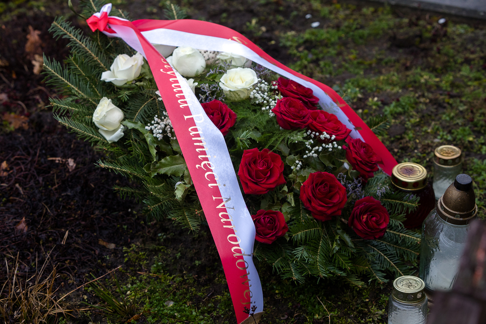 Upamiętniliśmy Macieja Rataja, marszałka Sejmu II RP – Palmiry, 19 lutego 2024 r. Fot. Sławek Kasper (IPN)