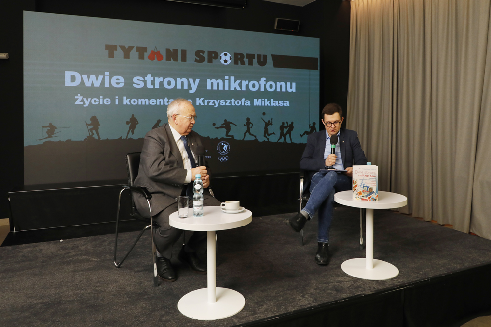 Spotkanie z cyklu „Tytani sportu” – Warszawa, 19 lutego 2024. Fot. Piotr Życieński (IPN)
