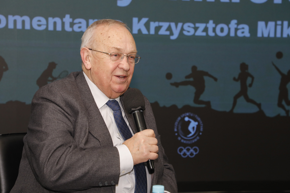 Spotkanie z cyklu „Tytani sportu” – Warszawa, 19 lutego 2024. Fot. Piotr Życieński (IPN)