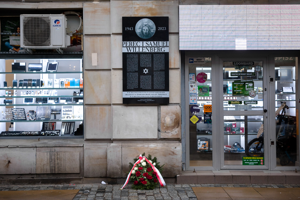 Instytut Pamięci Narodowej upamiętnił Samuela Willenberga w 8. rocznicę jego śmierci – 19 lutego 2024. Fot. Sławek Kasper (IPN)