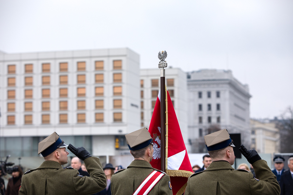 Obchody 80. rocznicy zbrodni na ludności polskiej w Hucie Pieniackiej – Warszawa, 20 lutego 2024. Fot. Sławek Kasper (IPN)