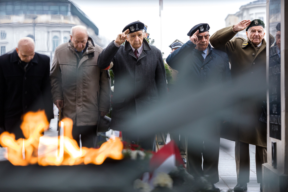 Obchody 80. rocznicy zbrodni na ludności polskiej w Hucie Pieniackiej – Warszawa, 20 lutego 2024. Fot. Sławek Kasper (IPN)