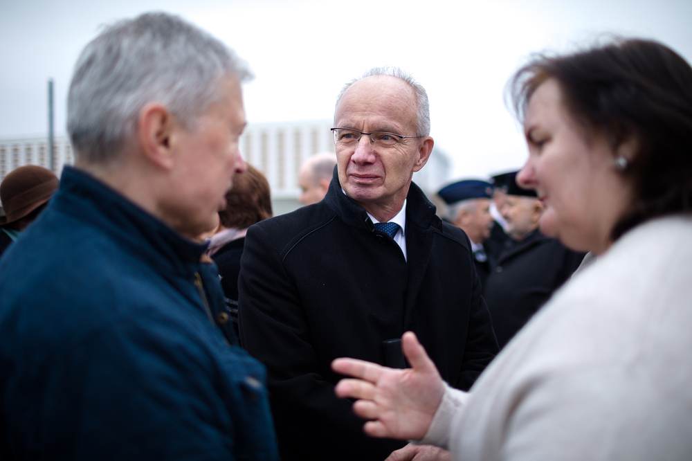 Obchody 80. rocznicy zbrodni na ludności polskiej w Hucie Pieniackiej – Warszawa, 20 lutego 2024. Na zdj. dr hab. Krzysztof Szwagrzyk, zastępca prezesa IPN. Fot. Sławek Kasper (IPN)