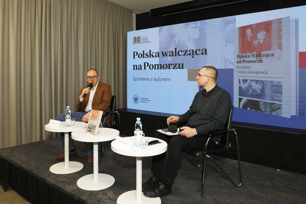 Spotkanie z cyklu „Książki pełne historii” – Warszawa, 28 lutego 2024. Fot. Piotr Życieński (IPN)