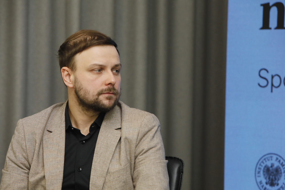 Spotkanie z cyklu „Książki pełne historii” – Warszawa, 28 lutego 2024. Fot. Piotr Życieński (IPN)