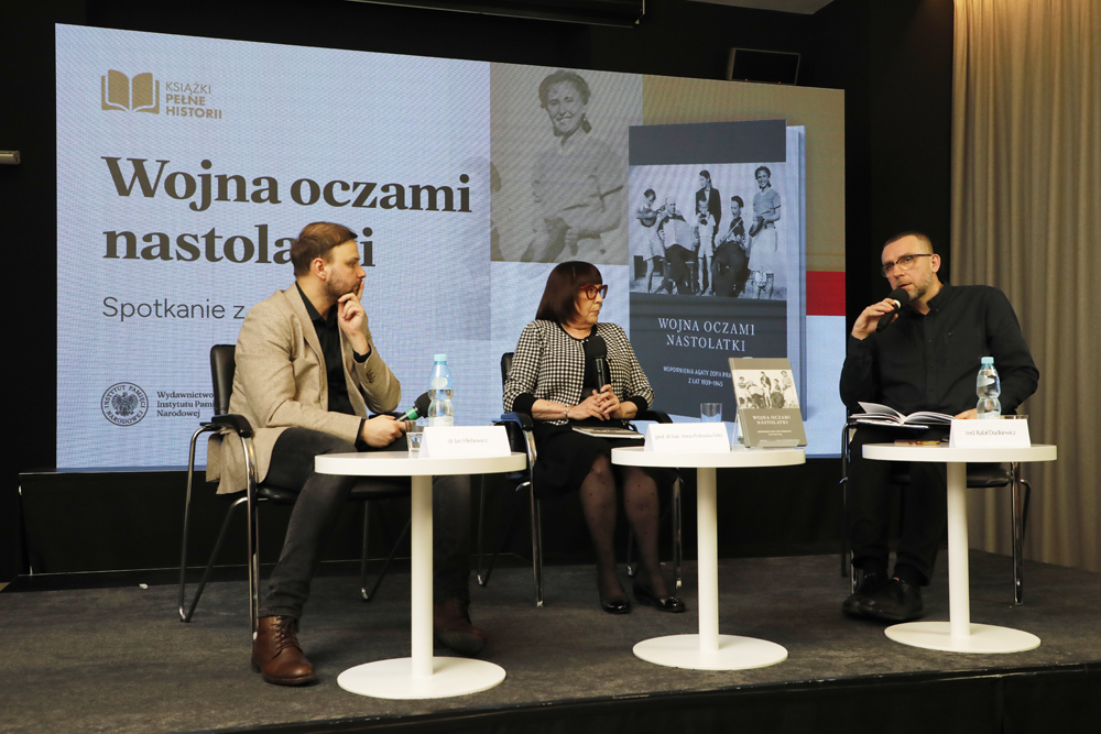 Spotkanie z cyklu „Książki pełne historii” – Warszawa, 28 lutego 2024. Fot. Piotr Życieński (IPN)