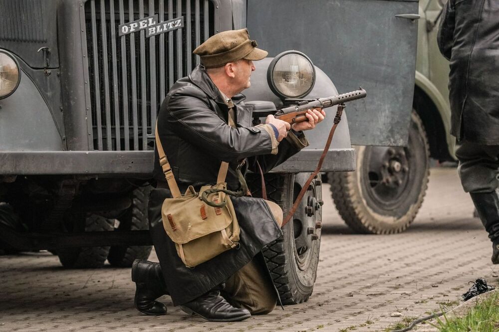 Rekonstrukcja historyczna „Odbicie więźniów z posterunku MO” w Muzeum Żołnierzy Wyklętych i Więźniów Politycznych PRL – Warszawa, 2 marca 2024. Fot. Paweł Ossoliński