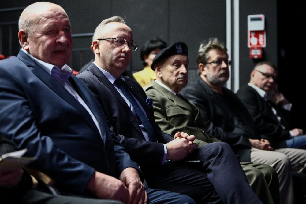 Uroczystość wręczenia odznaki „Krzyż Pamięci Niezłomnych Żołnierzy Wyklętych” w Muzeum Żołnierzy Wyklętych – Ostrołęka, 2 marca 2024. Fot. Sławek Kasper (IPN)