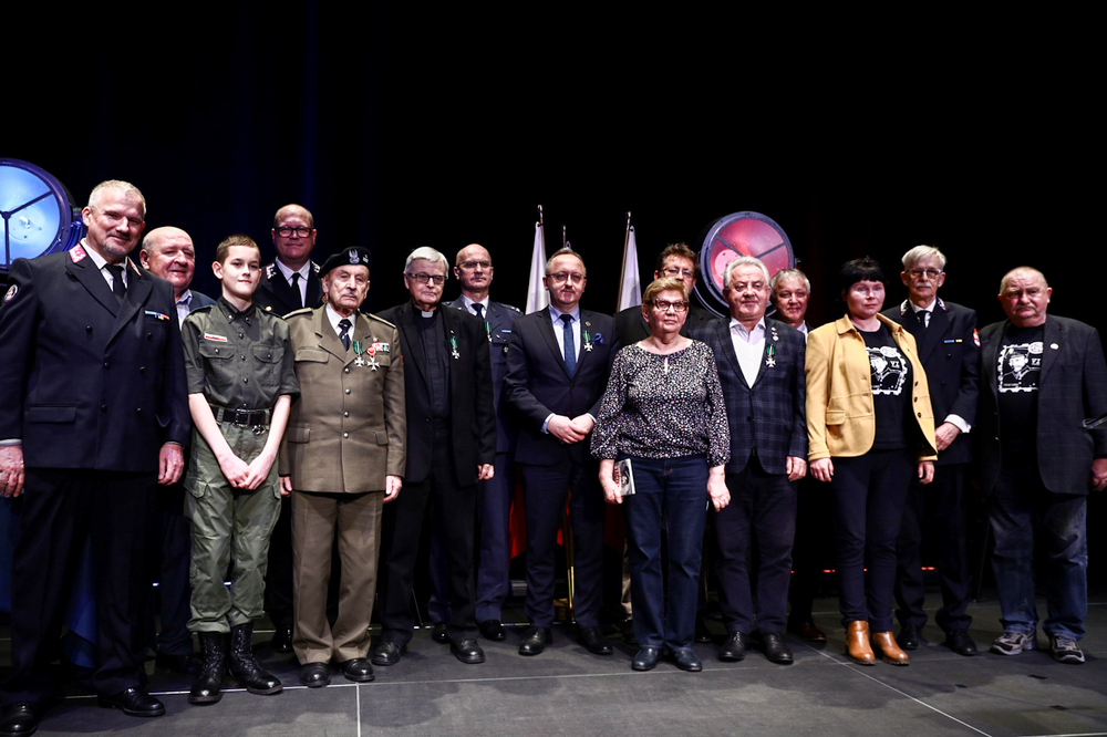 Uroczystość wręczenia odznaki „Krzyż Pamięci Niezłomnych Żołnierzy Wyklętych” w Muzeum Żołnierzy Wyklętych – Ostrołęka, 2 marca 2024. Fot. Sławek Kasper (IPN)