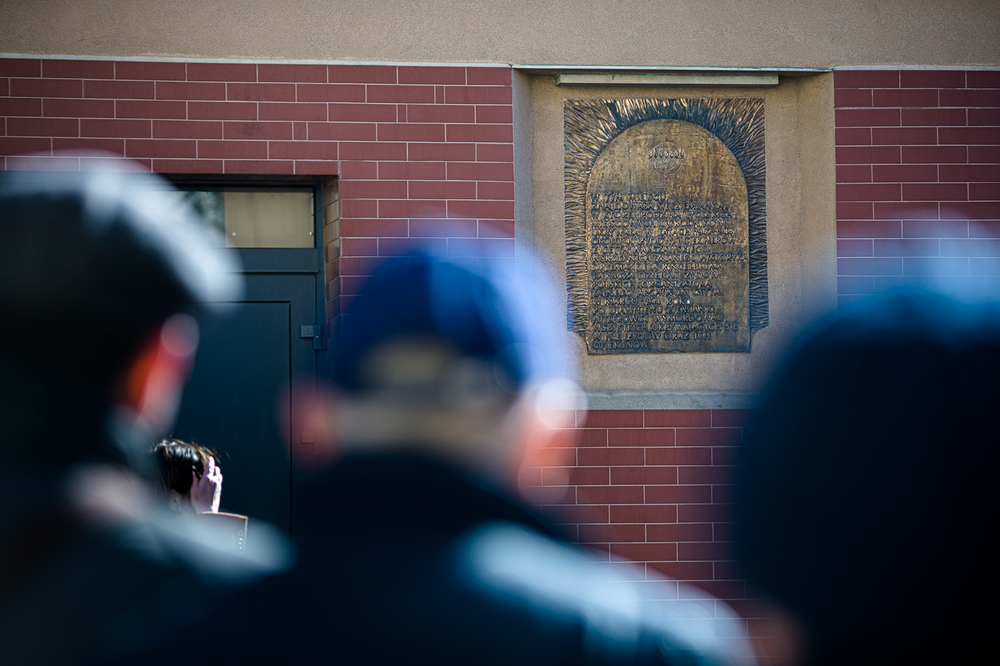 Oddaliśmy hołd zamordowanym mieszkańcom i opiekunom bunkra „Krysia” – Warszawa, 7 marca 2024. Fot. Sławek Kasper (IPN)