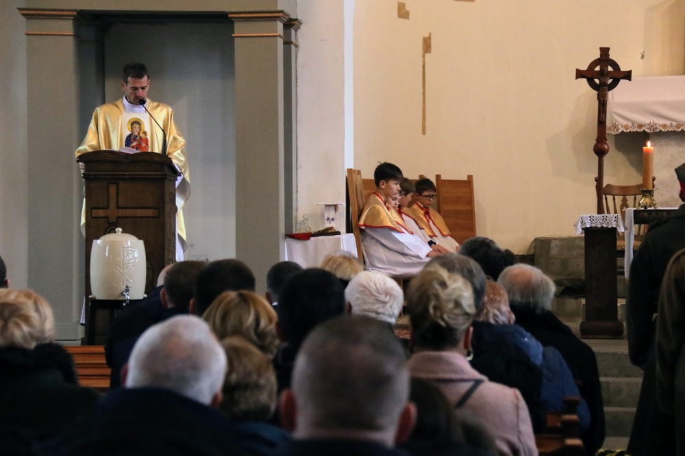 Msza święta w kościele Świętego Antoniego w Braniewie – 9 marca 2024. Fot. IPN Gdańsk