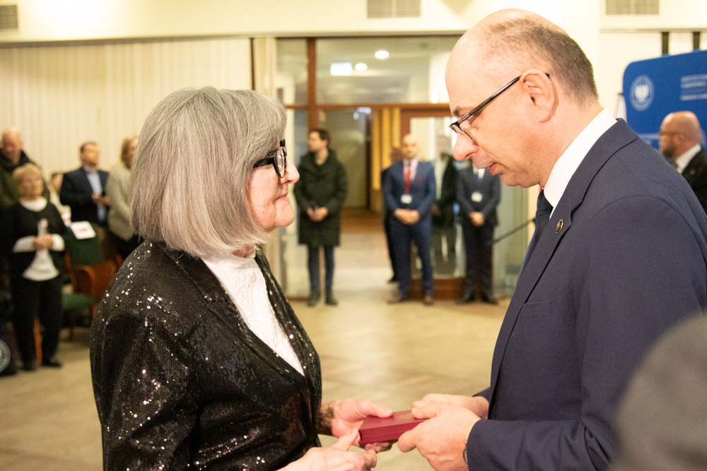 Uroczystość wręczenia Krzyży Wolności i Solidarności – Łódź, 8 marca 2024. Fot. IPN