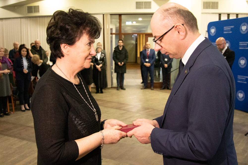 Uroczystość wręczenia Krzyży Wolności i Solidarności – Łódź, 8 marca 2024. Fot. IPN