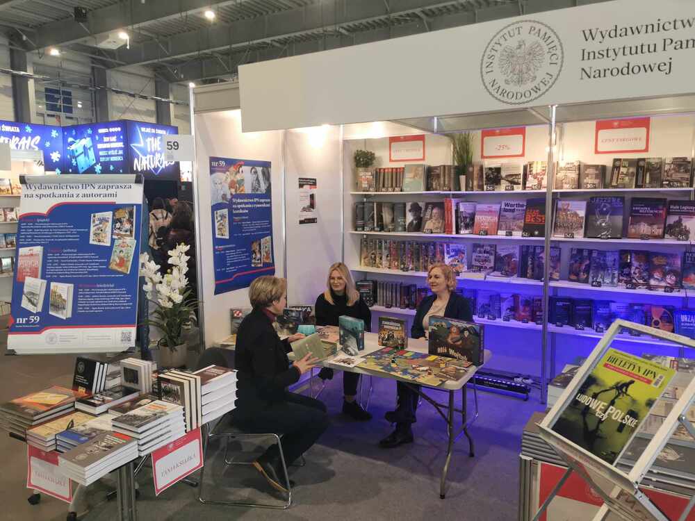 Wydawnictwo Instytutu Pamięci Narodowej na Poznańskich Targach Książki – 8–10 marca 2024. Fot. IPN
