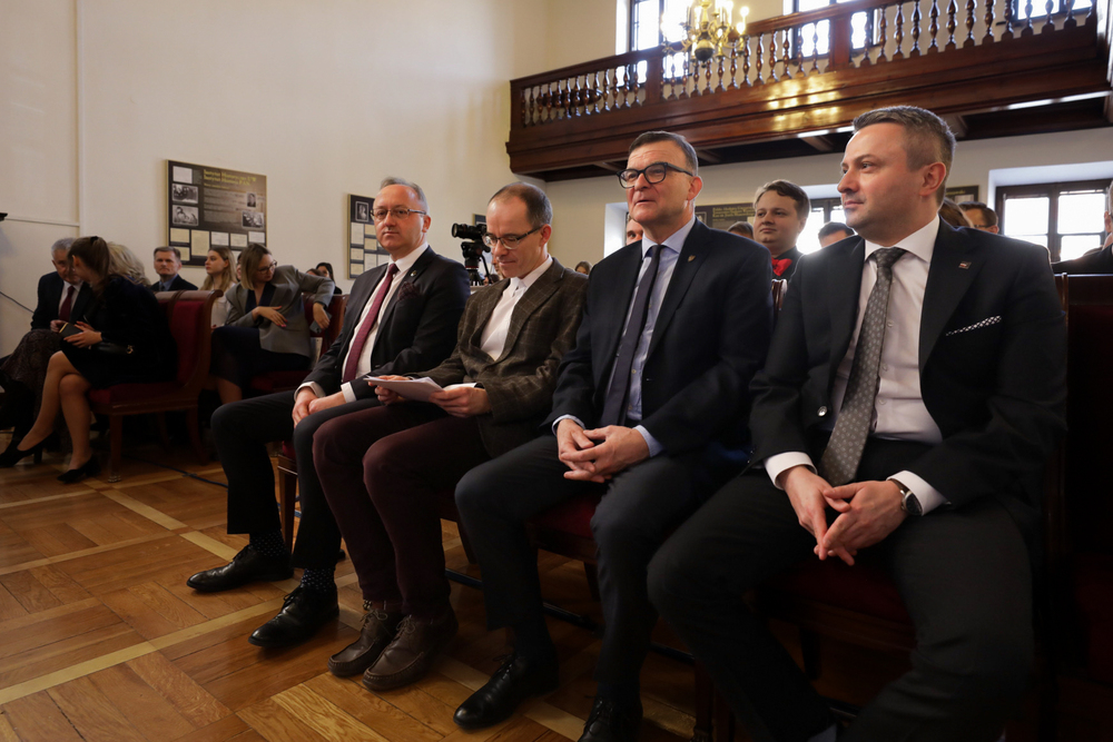 Gala wręczenia nagród w konkursie „Najlepszy Debiut Historyczny Roku w zakresie historii najnowszej” – 14 marca 2024. Fot. Mikołaj Bujak (IPN)