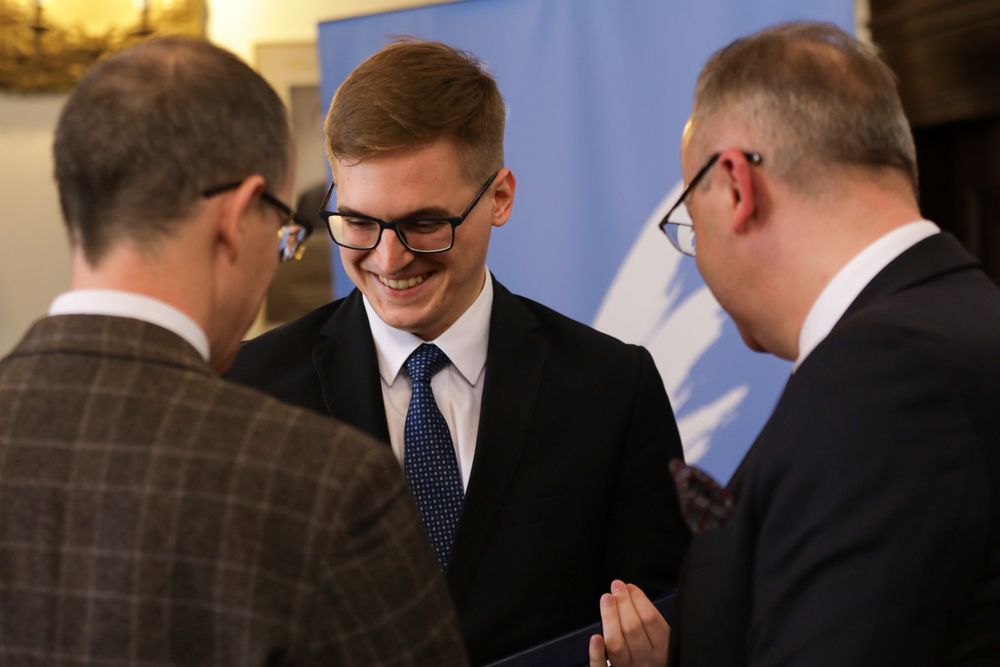 Gala wręczenia nagród w konkursie „Najlepszy Debiut Historyczny Roku w zakresie historii najnowszej” – 14 marca 2024. Fot. Mikołaj Bujak (IPN)