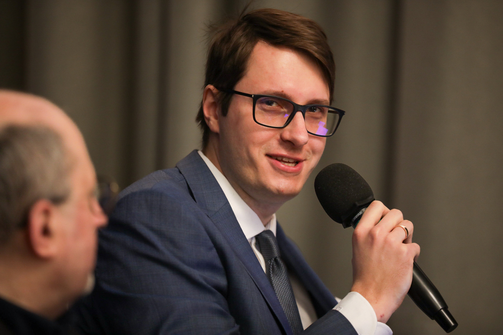 Ogólnopolska konferencja naukowa „Metamorfozy polskiego komunizmu. Wokół politycznych przesileń i przełomów w latach 1944/1945–1990” – Warszawa, 15 marca 2024. Fot. Mikołaj Bujak (IPN)