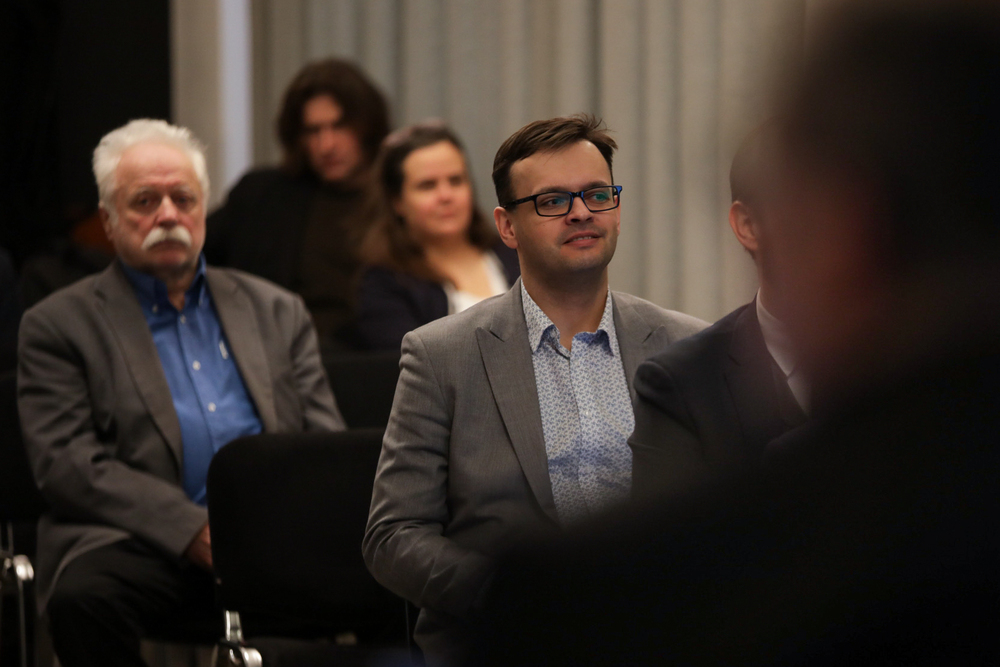 Ogólnopolska konferencja naukowa „Metamorfozy polskiego komunizmu. Wokół politycznych przesileń i przełomów w latach 1944/1945–1990” – Warszawa, 15 marca 2024. Fot. Mikołaj Bujak (IPN)