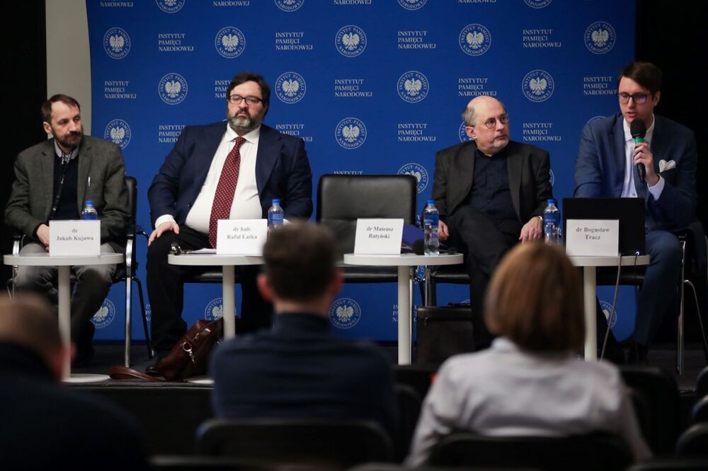 Ogólnopolska konferencja naukowa „Metamorfozy polskiego komunizmu. Wokół politycznych przesileń i przełomów w latach 1944/1945–1990” – Warszawa, 15 marca 2024. Fot. Mikołaj Bujak (IPN)