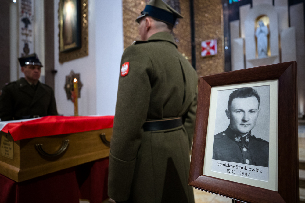 Uroczystości pogrzebowe Stanisława Stankiewicza – Warszawa, 15 marca 2024. Fot. Sławek Kasper (IPN)