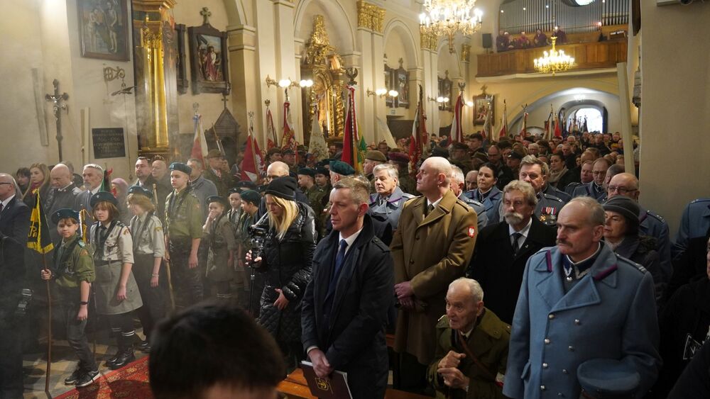 Odsłonięcie pomnika cc. mjr. Hieronima Dekutowskiego ps. „Zapora” – Bełżyce, 17 marca 2024. Fot. Szczepan Barczyk (oddział IPN w Lublinie)