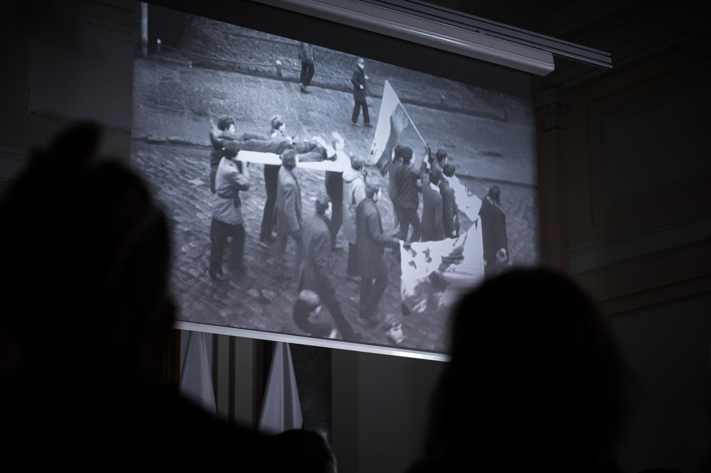 Uroczystość wręczenia Krzyży Wolności i Solidarności byłym działaczom opozycji niepodległościowej z lat 1956–1989. Fot. Sławek Kasper (IPN)