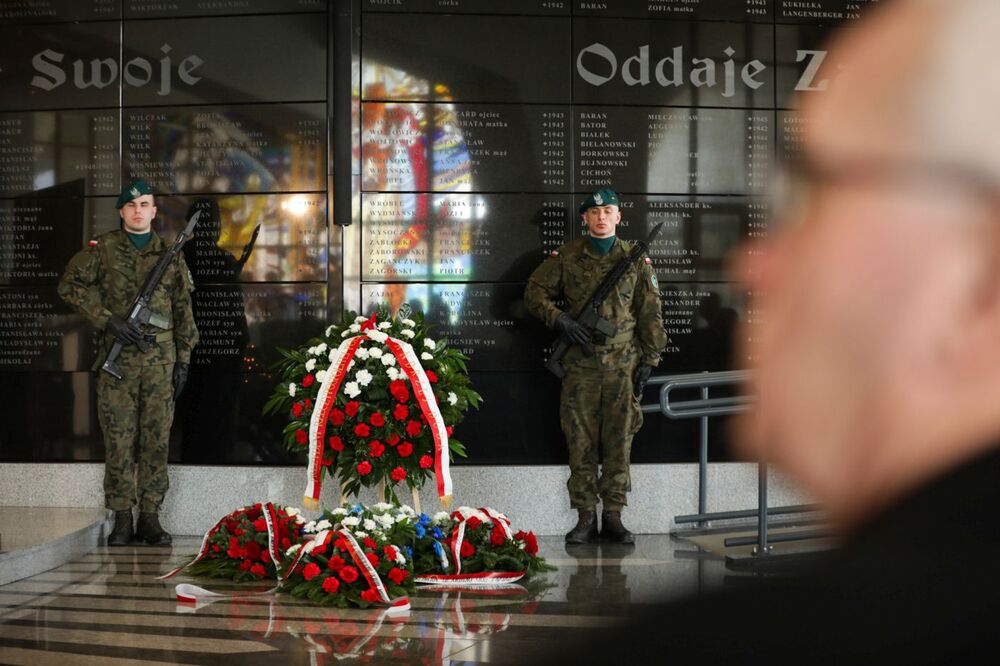 Uroczystości w Toruniu upamiętniające Polaków ratujących Żydów pod okupacją niemiecką – 20 marca 2024. Fot. Mikołaj Bujak (IPN)
