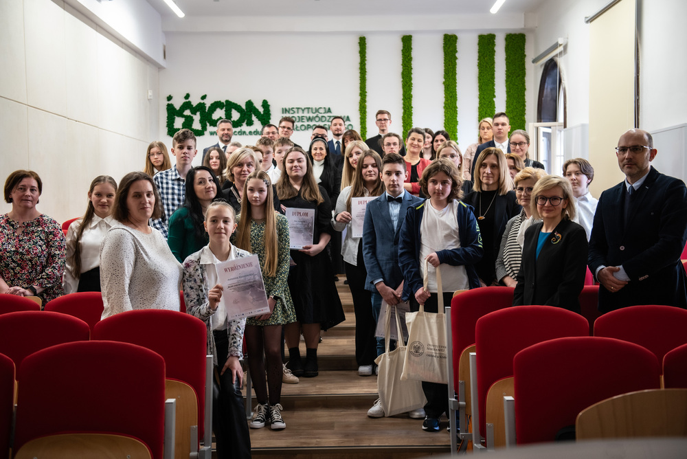 Gala finałowa małopolskiego konkursu „Młody dokumentalista” – Kraków, 20 marca 2024. Fot. Agnieszka Masłowska (IPN)