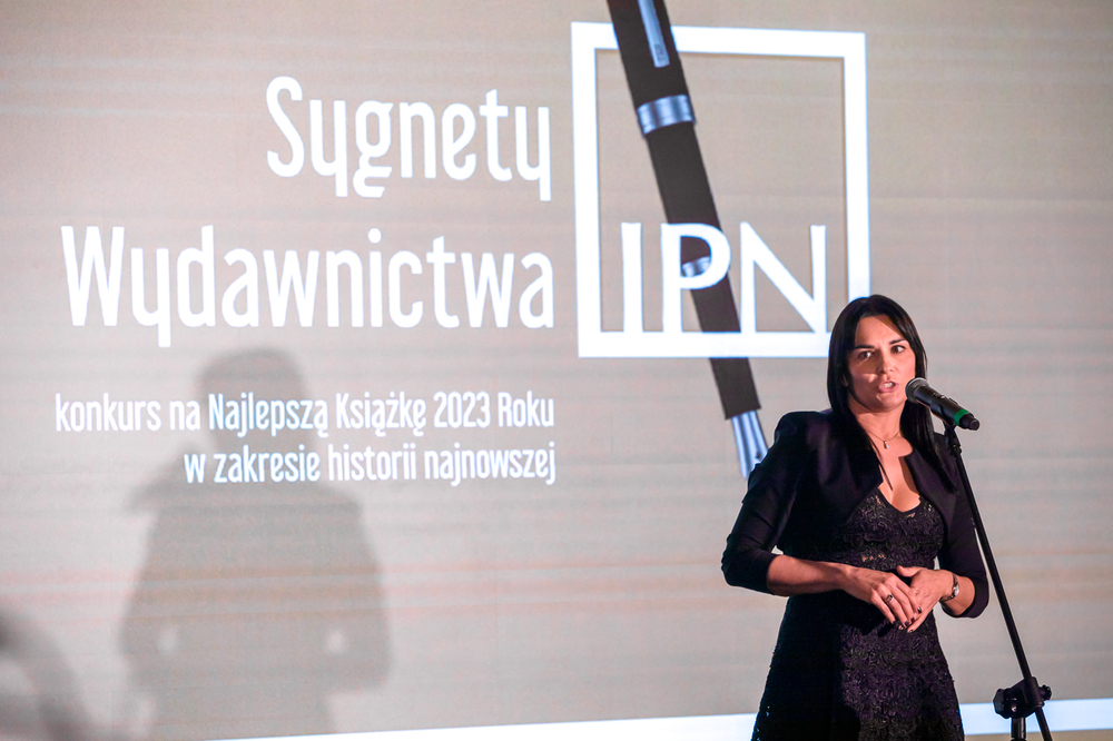 Sygnety wydawnictwa IPN – uroczysta gala wręczenia nagród za Najlepszą Książkę Roku 2023. Fot. Sławek Kasper (IPN)