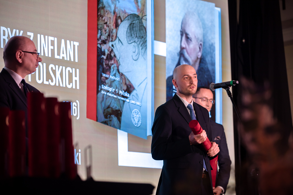 Sygnety wydawnictwa IPN – uroczysta gala wręczenia nagród za Najlepszą Książkę Roku 2023. Fot. Sławek Kasper (IPN)