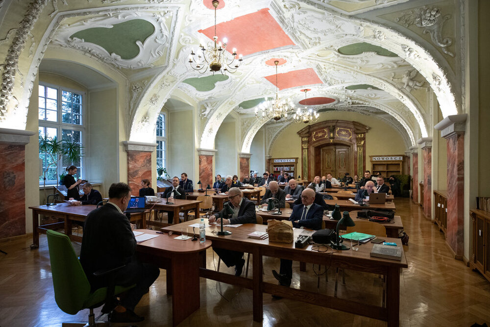 Międzynarodowa Konferencja Naukowa „Kochanek literackiej muzy: Interdyscyplinarne studia nad życiem i twórczością Sergiusza Piaseckiego” – Wrocław, 21 marca 2024. Fot. Mikołaj Bujak (IPN)