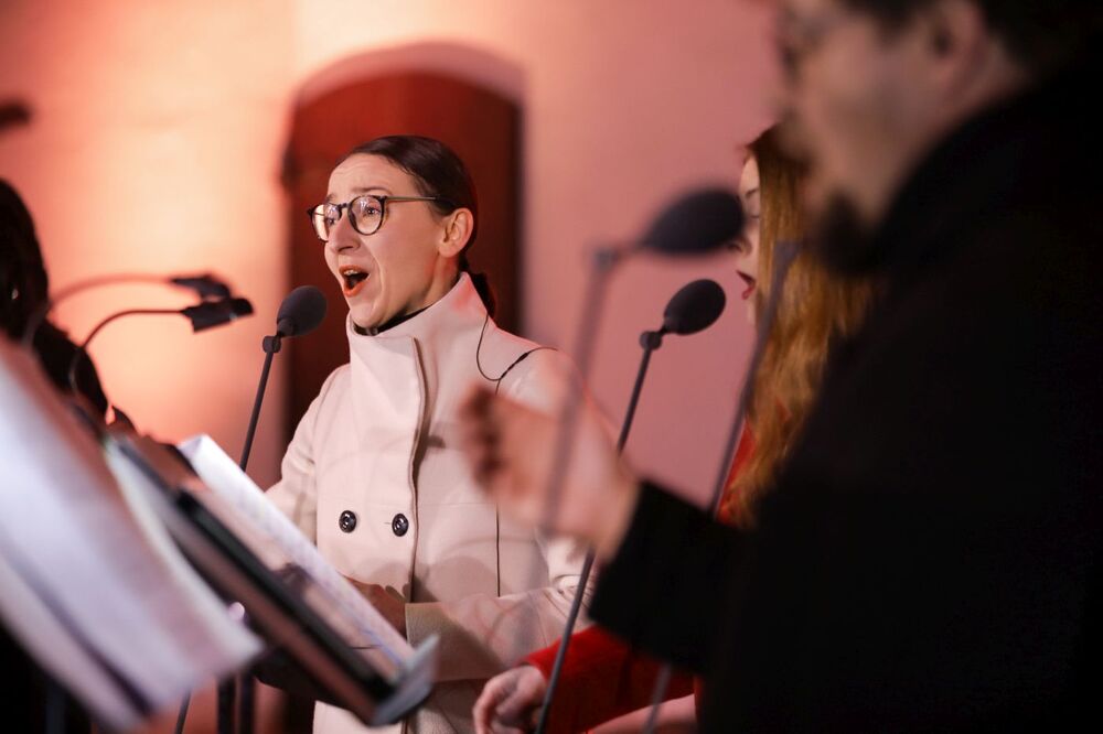 Widowisko „Byśmy byli jedno” – Gdańsk, 22 marca 2024. Fot. Mikołaj Bujak (IPN)